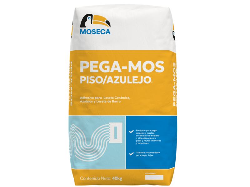 Saco de adhesivo para piso y azulejo Pega-Mos de 20 kg