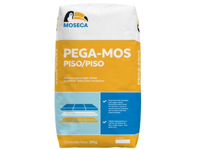 Saco de adhesivo piso sobre piso Pega-Mos de 20 kg