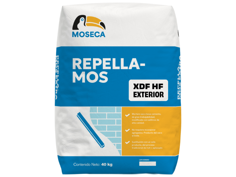 Saco de mortero hidrofugante Repella-Mos XDF HF de 40 kg